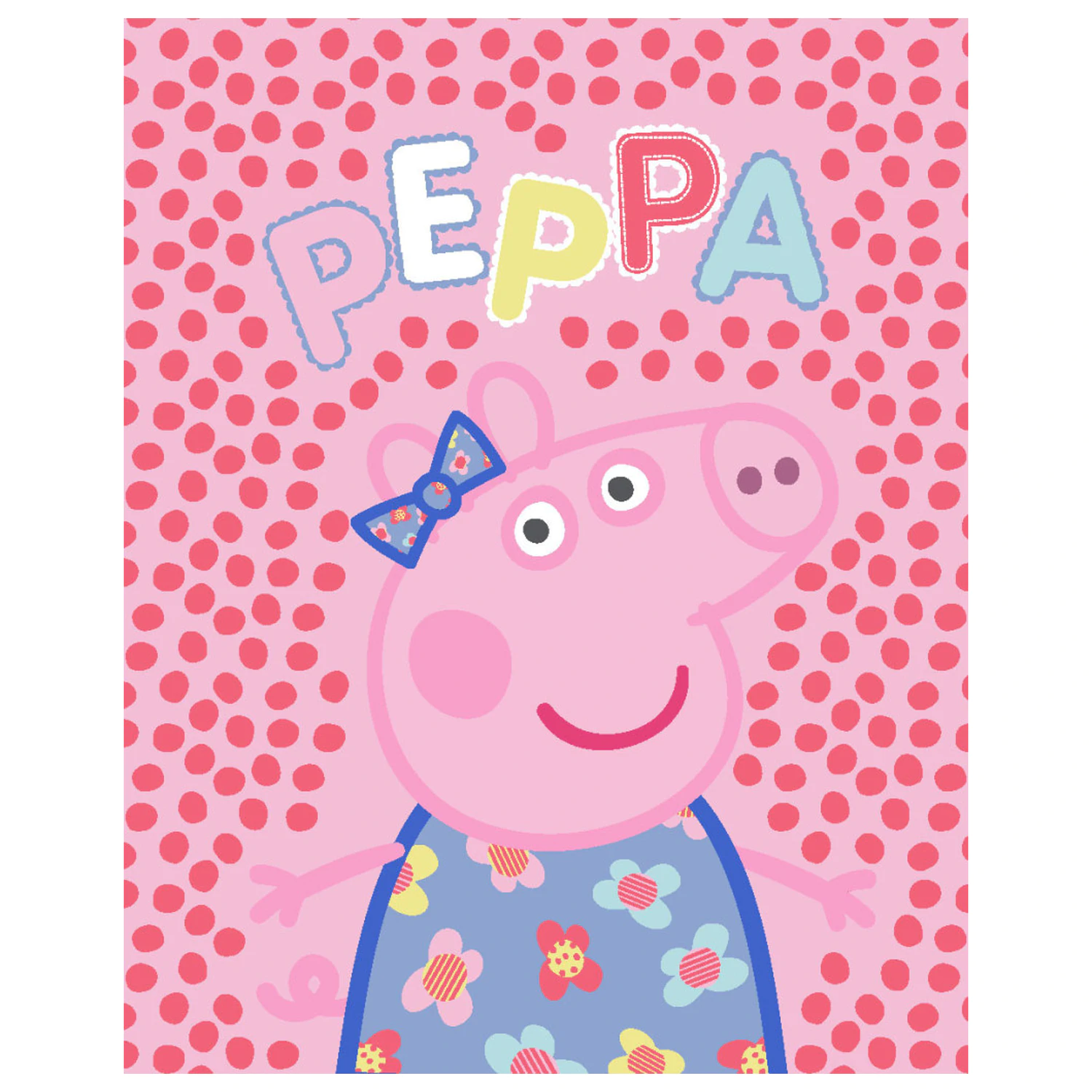 Peppa Pig Dots Pătură Fleece poza produsului