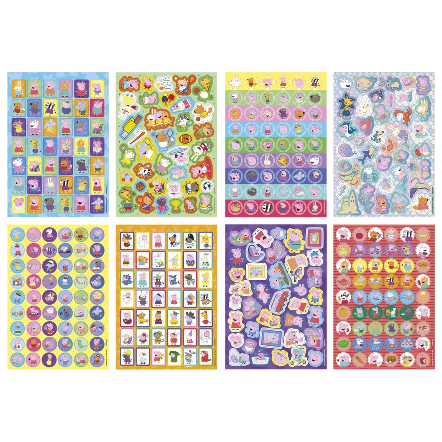 Peppa Pig Family Sticker Pack 8 coli poza produsului
