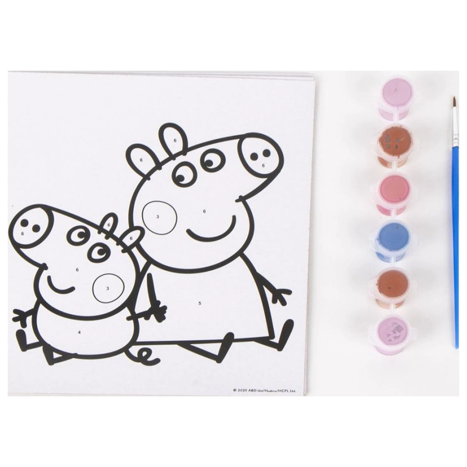 Peppa Pig Fun Set de colorat numerotat poza produsului