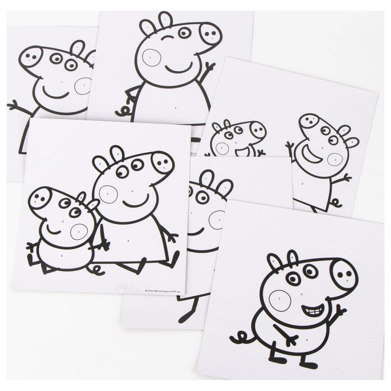 Peppa Pig Fun Set de colorat numerotat poza produsului