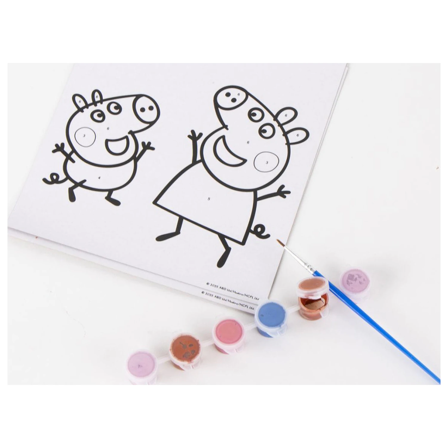 Peppa Pig Fun Set de colorat numerotat poza produsului