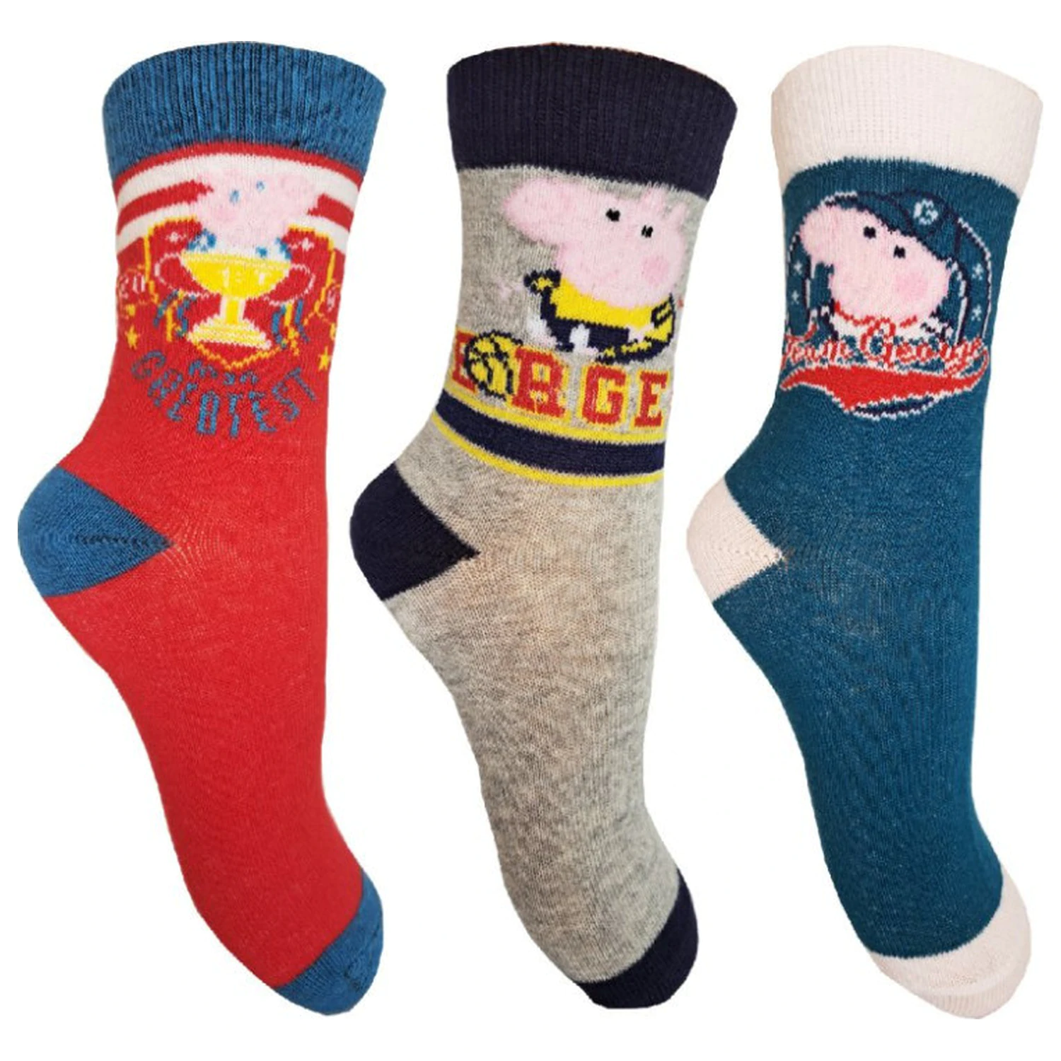 Peppa Pig George șosete pentru copii albastre 31/34 poza produsului