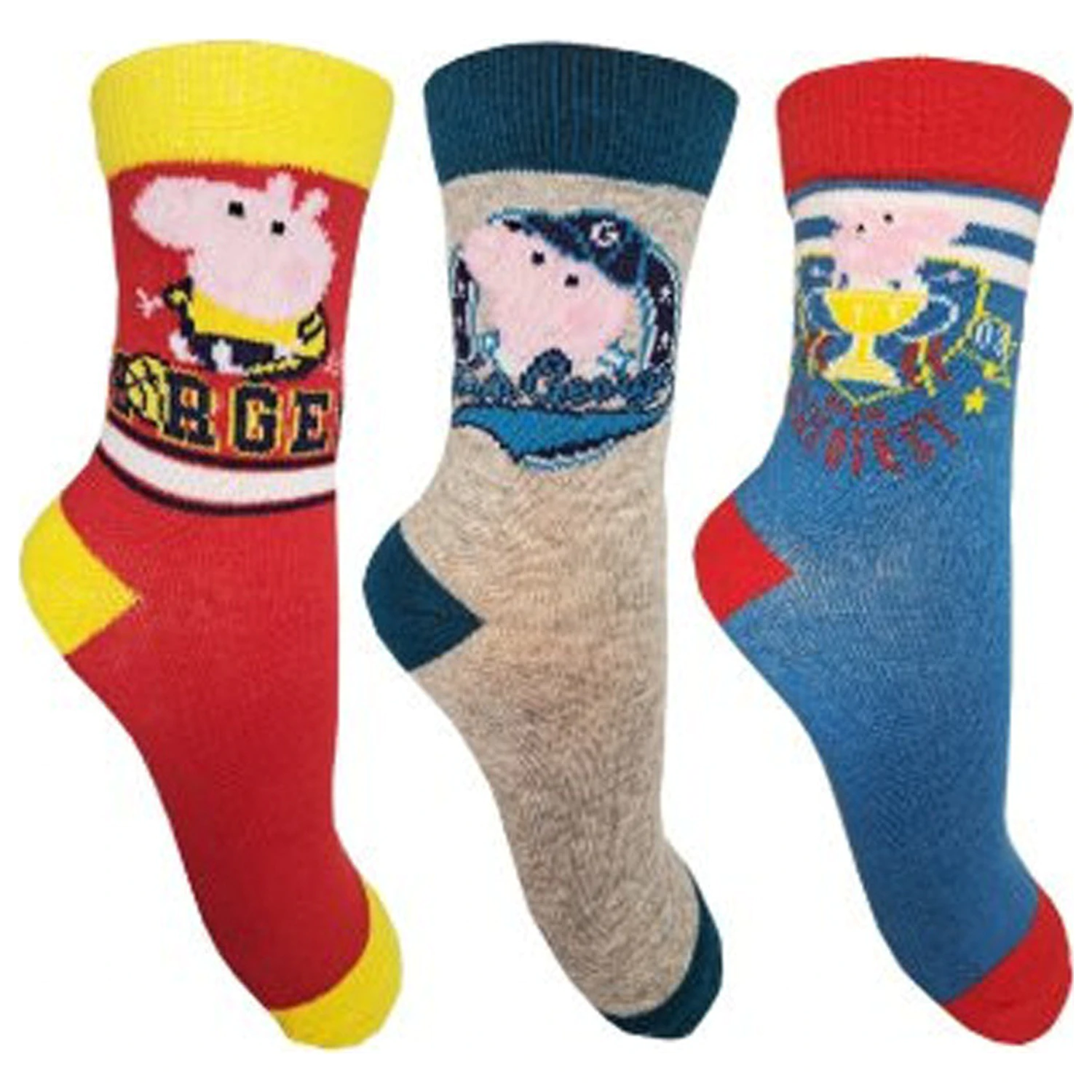Peppa Pig George șosete galbene pentru copii 31/34 poza produsului