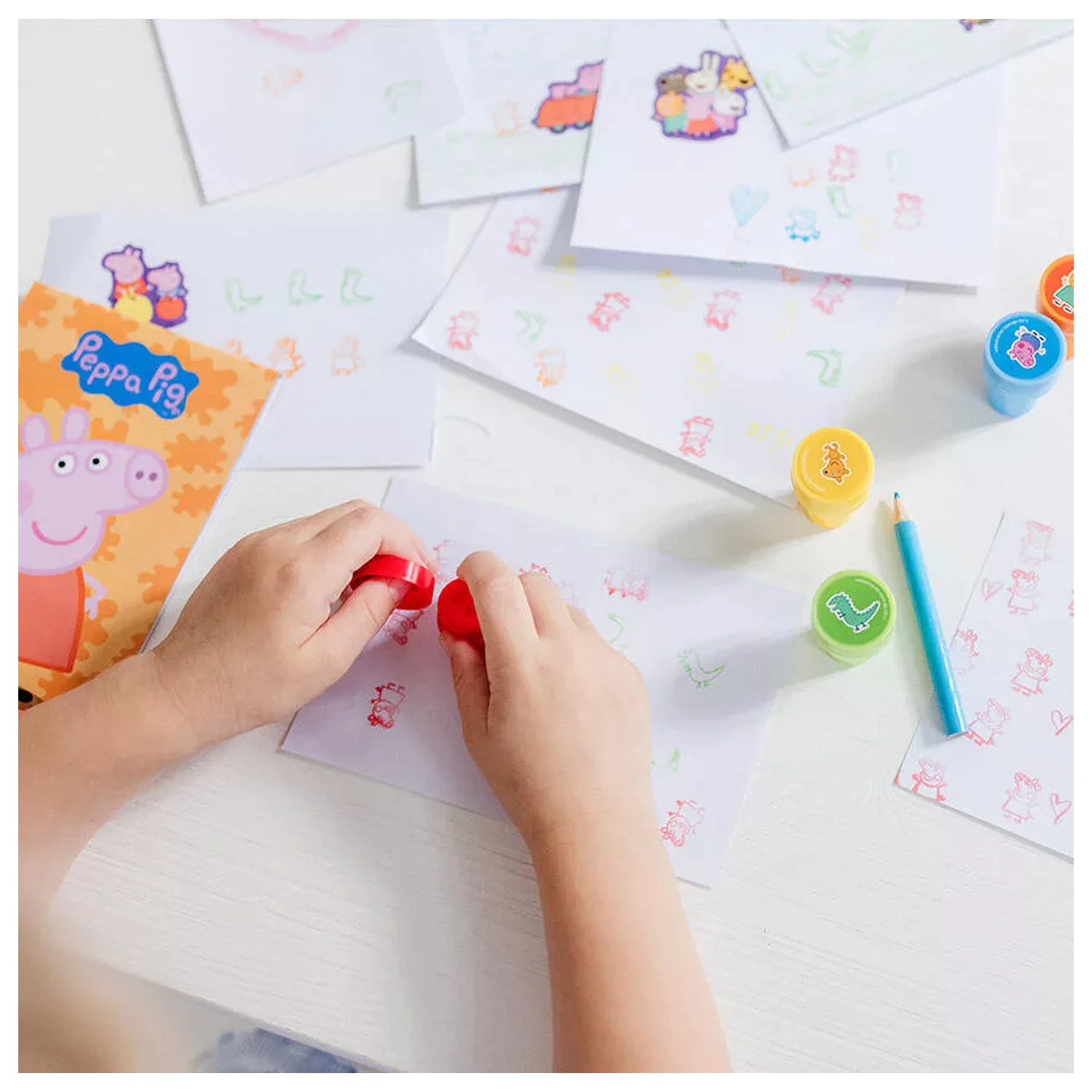Peppa Pig Happiness Stamper Set creativ poza produsului
