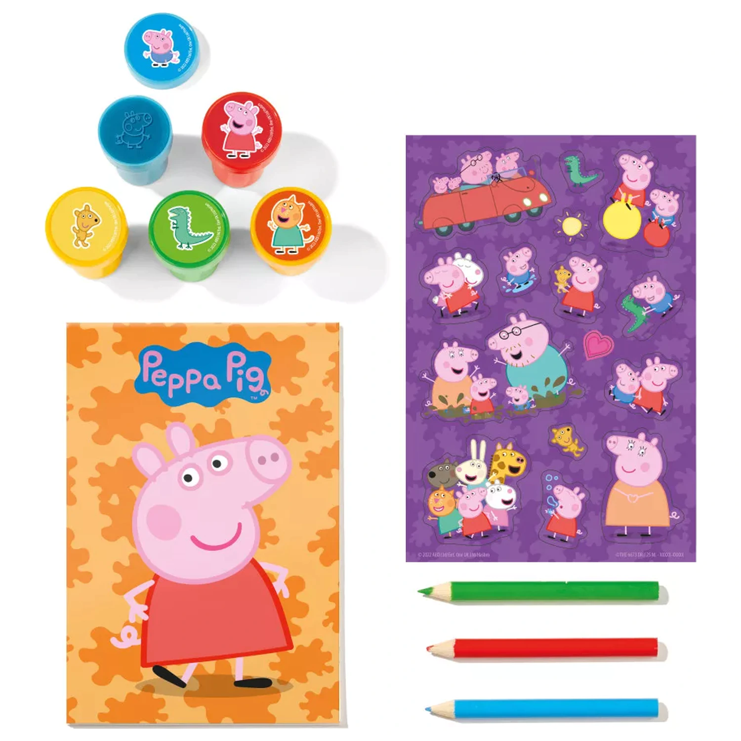 Peppa Pig Happiness Stamper Set creativ poza produsului