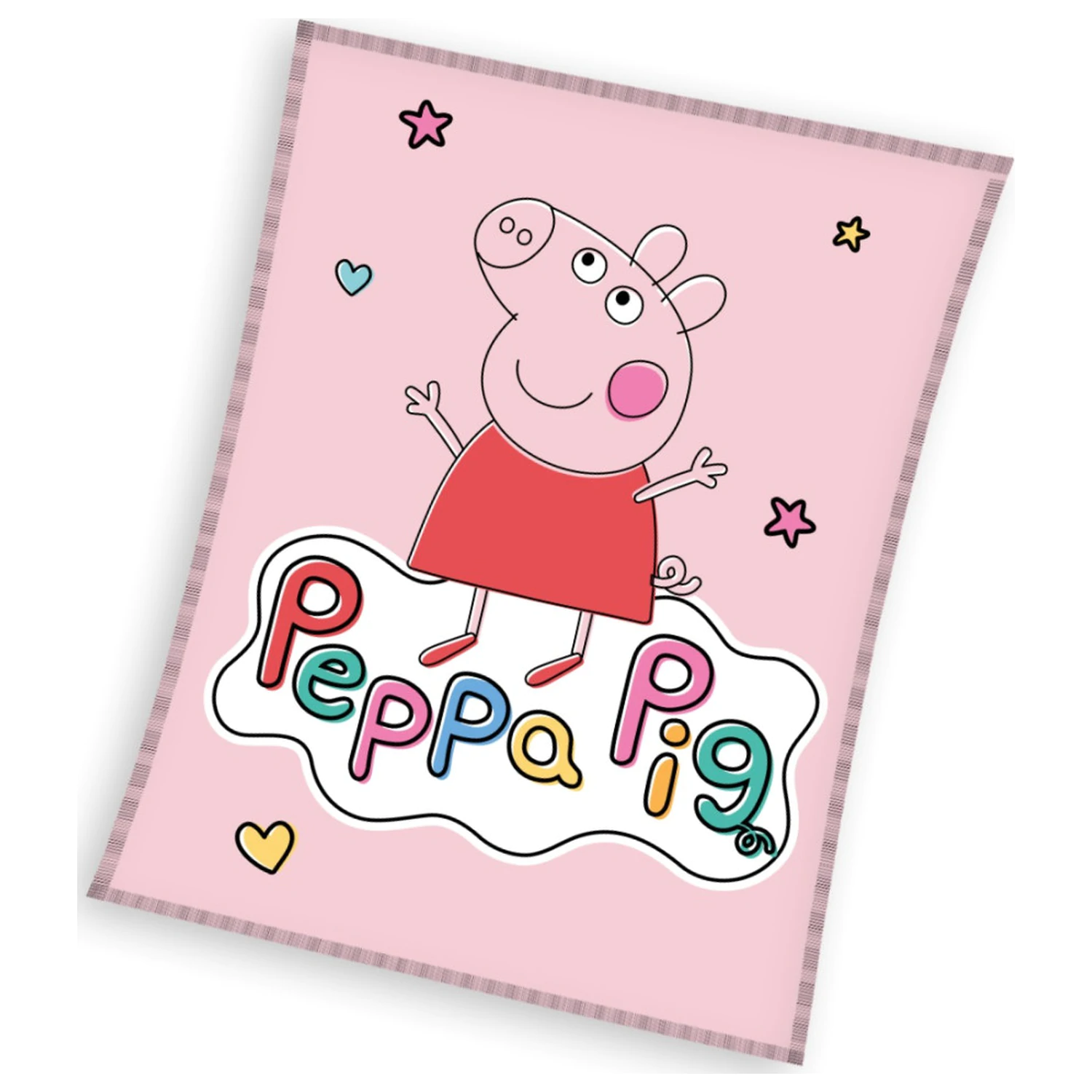 Peppa Pig Happy Pătură Fleece poza produsului