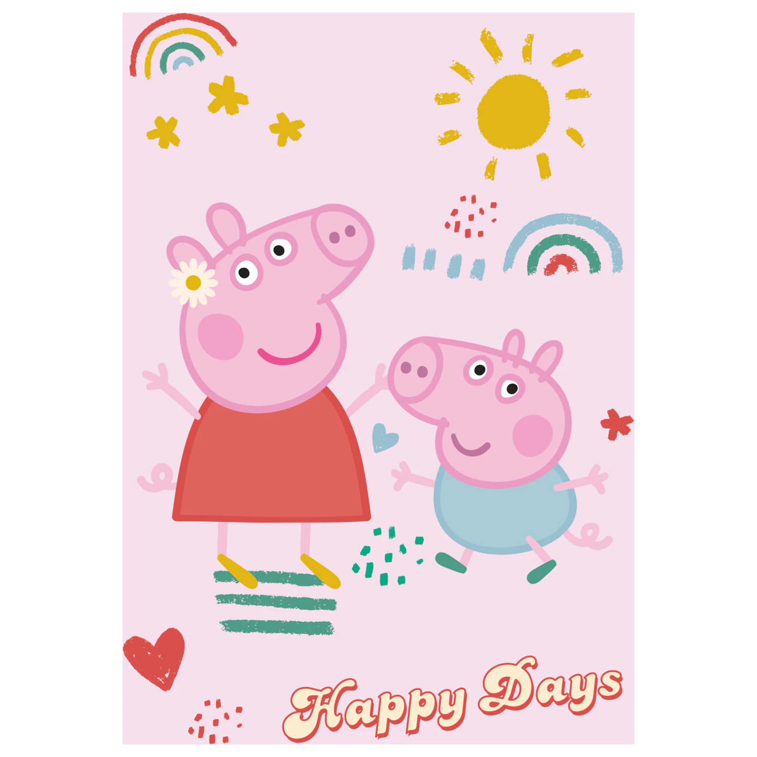 Peppa Pig Happy Days Pătură din Fleece poza produsului
