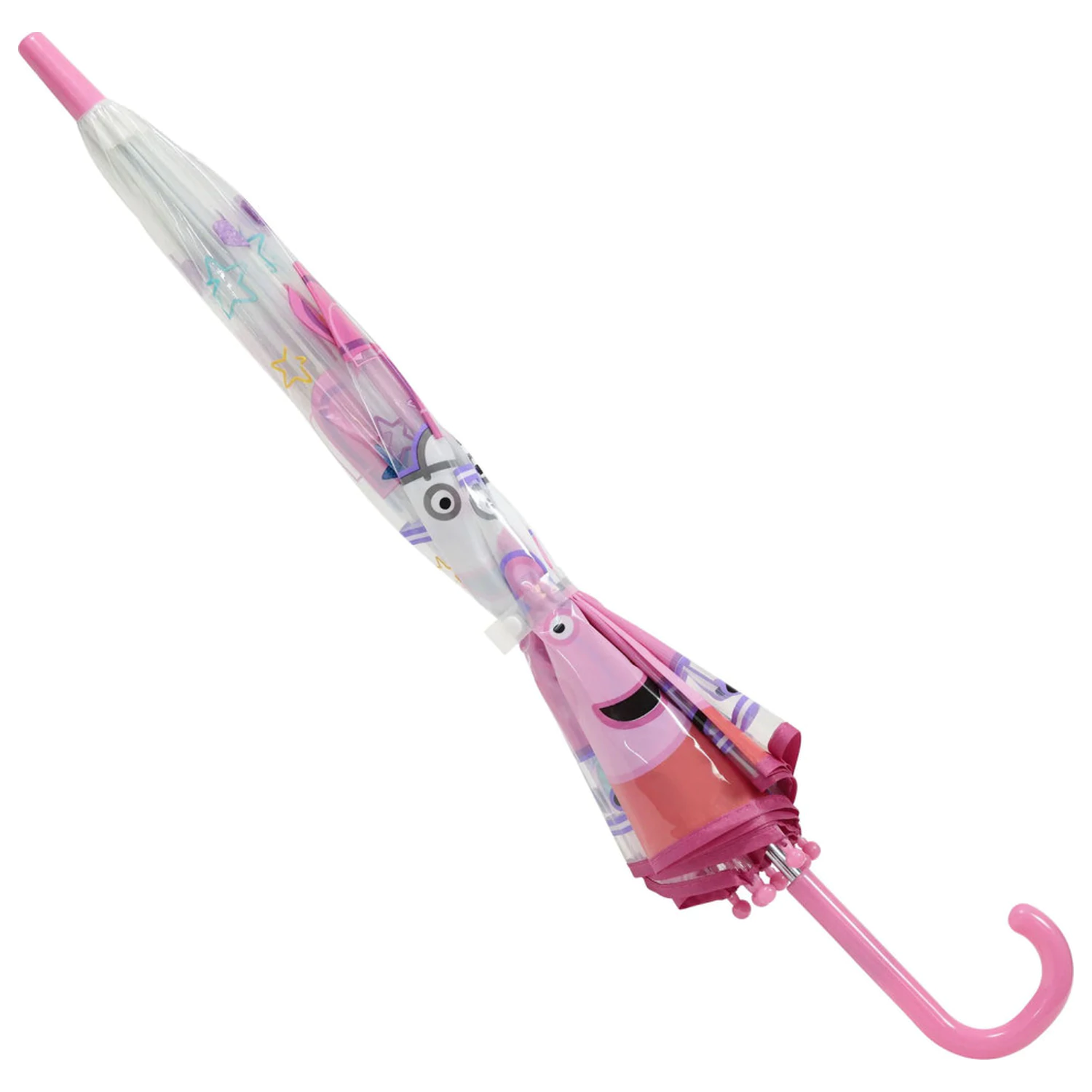Peppa Pig Jump Rope Kids Umbrella transparent Ø70 cm poza produsului