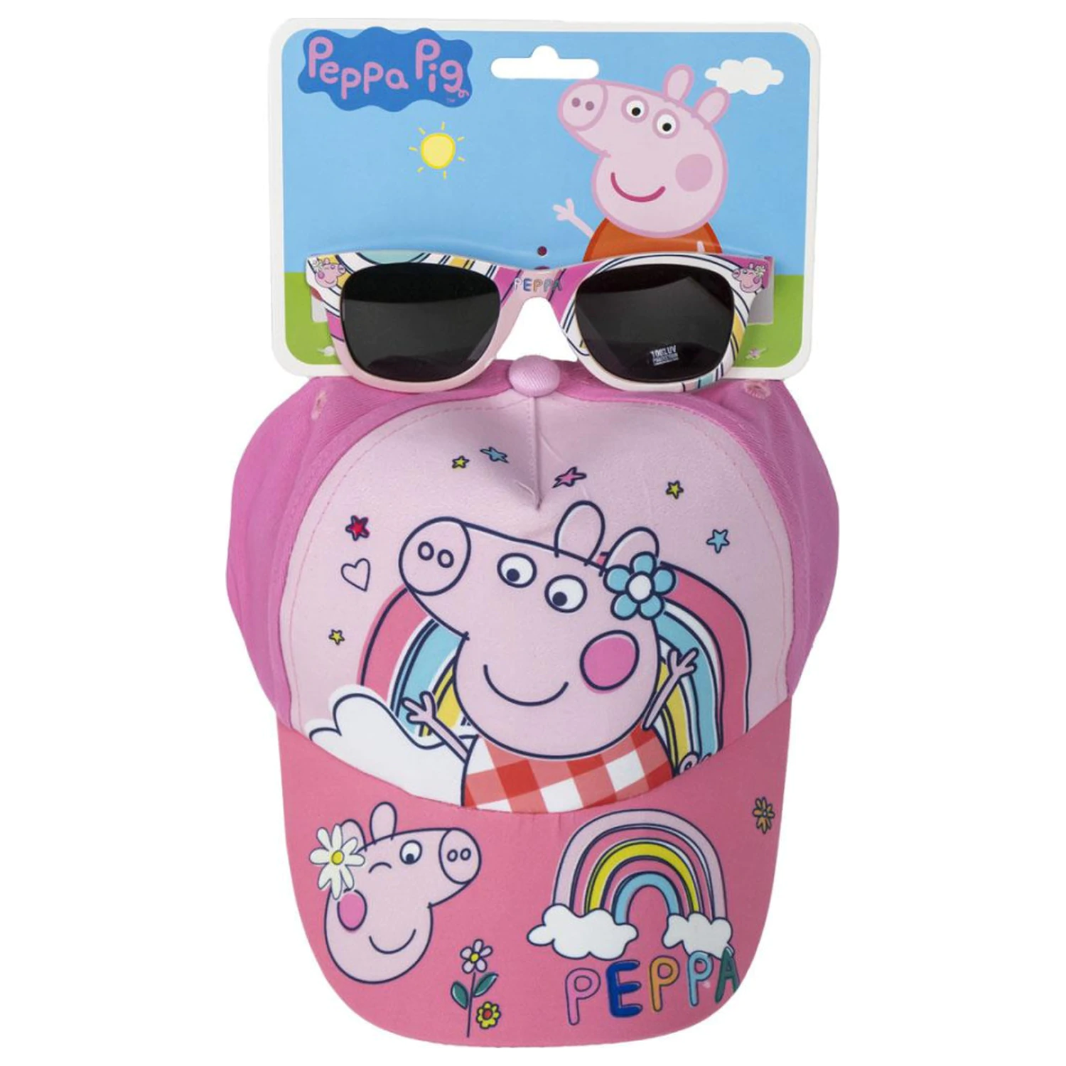 Set Peppa Pig Ochelari de soare si sapca de baseball poza produsului