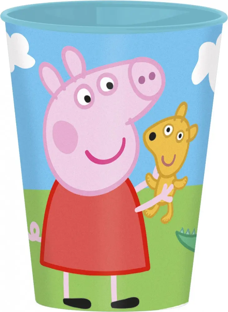 Peppa Pig cana, plastic 260 ml poza produsului