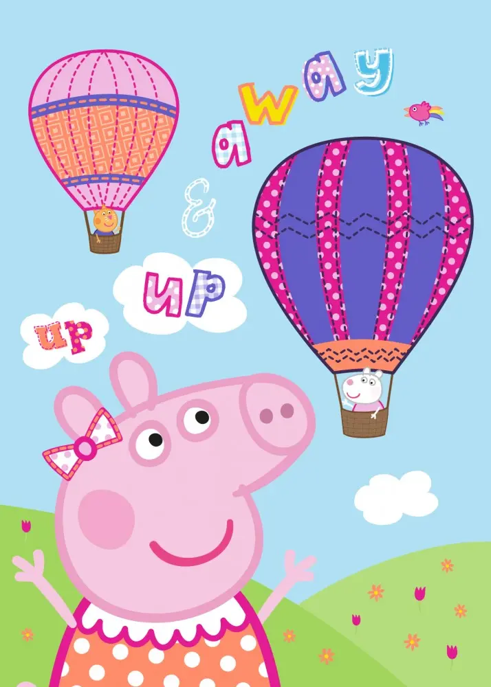Pătură fleece Peppa Pig 100*140cm poza produsului