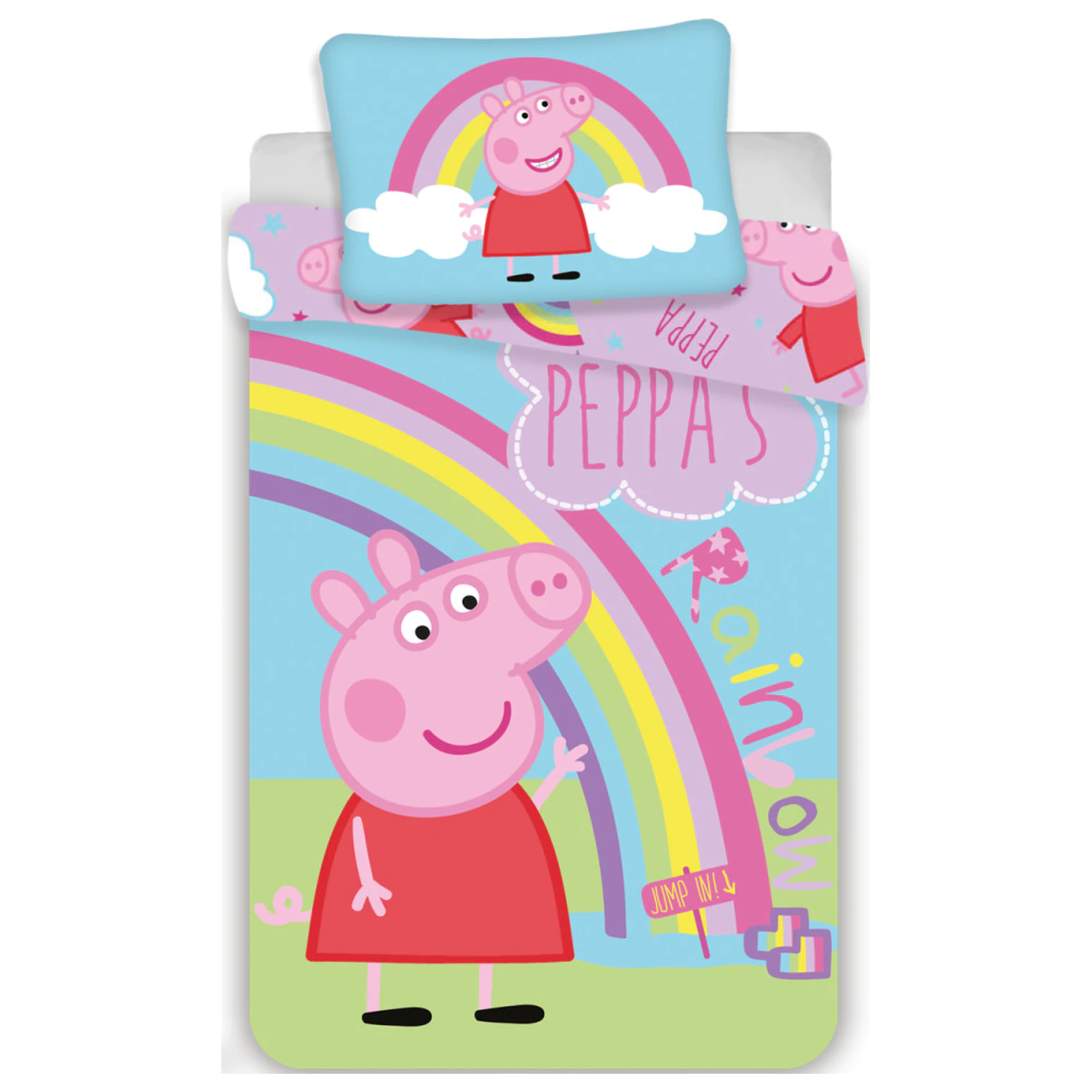Peppa Pig Rainbow Toddler and Preschooler Husa pilota poza produsului