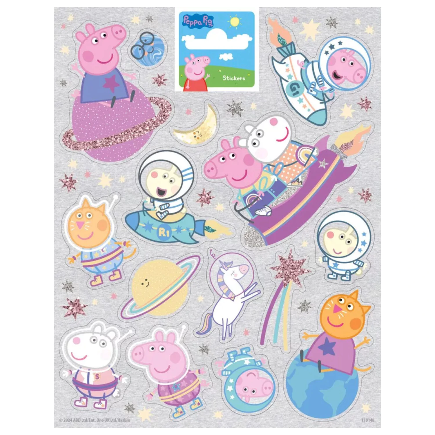 Peppa Pig Space Sticker poza produsului