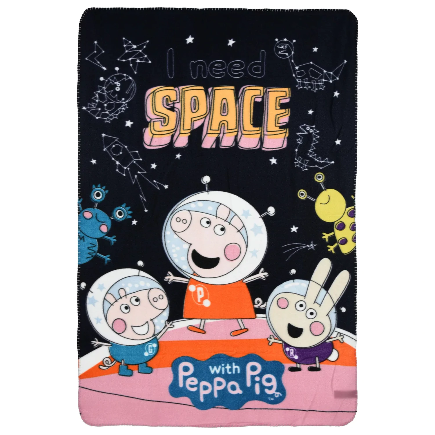 Peppa Pig Space paturica fleece 100x150cm poza produsului