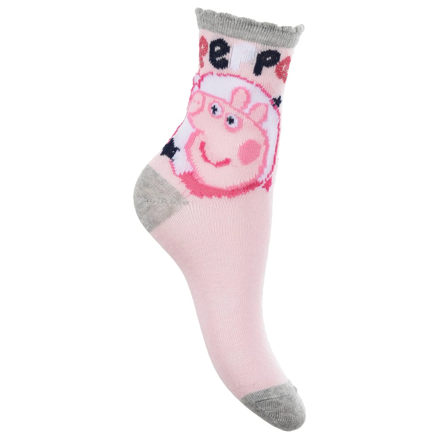 Peppa Pig Sparkle Steps Grey șosete pentru copii 27/30 poza produsului