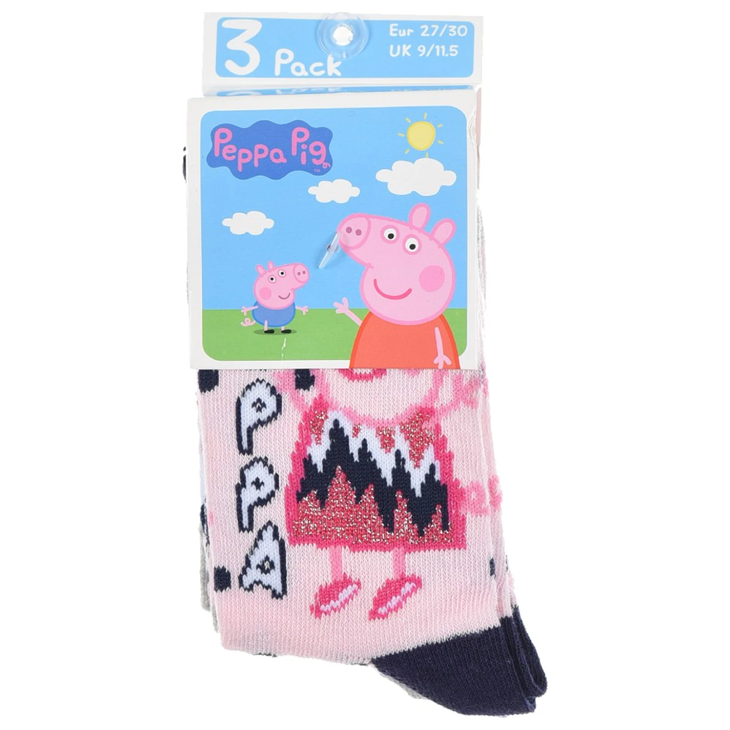 Peppa Pig Sparkle Steps sosete copii 31/34 poza produsului