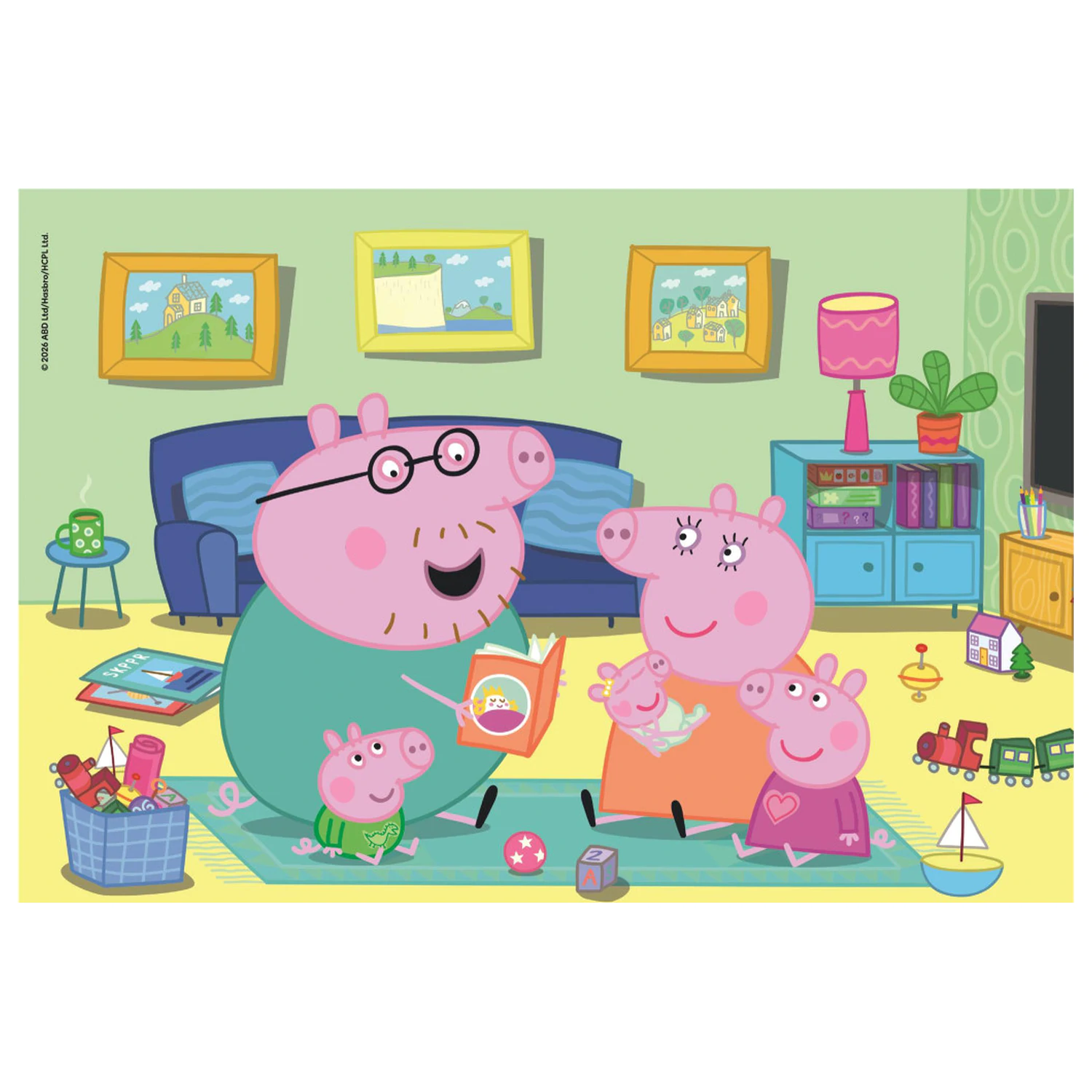 Peppa Pig Storytime puzzle de 60 piese poza produsului