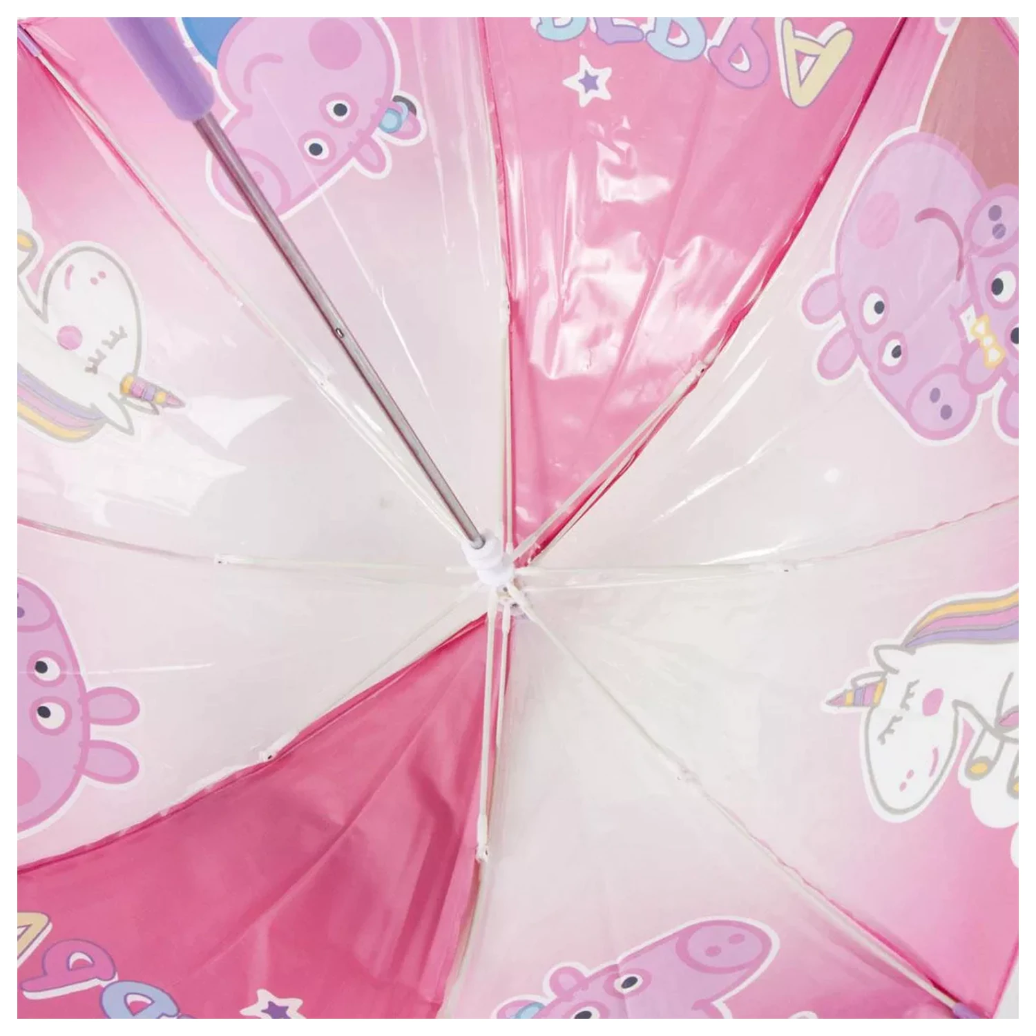 Peppa Pig Unicorn Kids Clear Umbrella Ø71 cm poza produsului