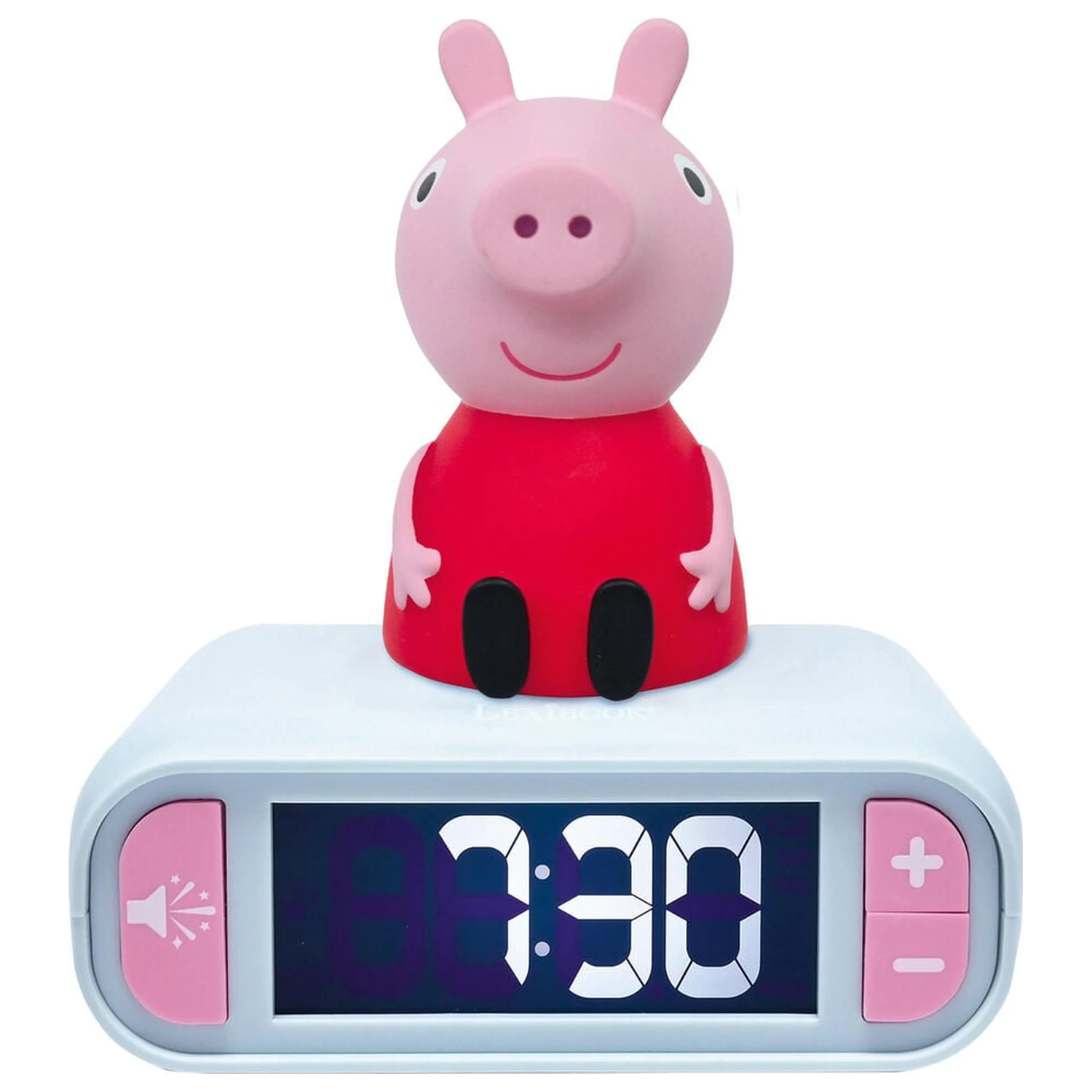 Peppa Pig Ceas desteptator digital cu Lampa de veghe 3D poza produsului