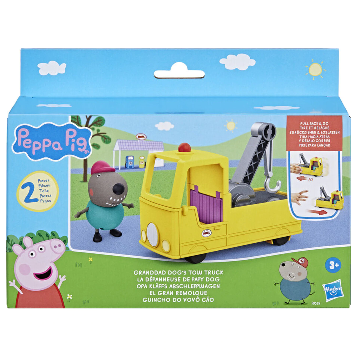 Peppa Pig Granddad Dogs Tow Truck set de joaca poza produsului