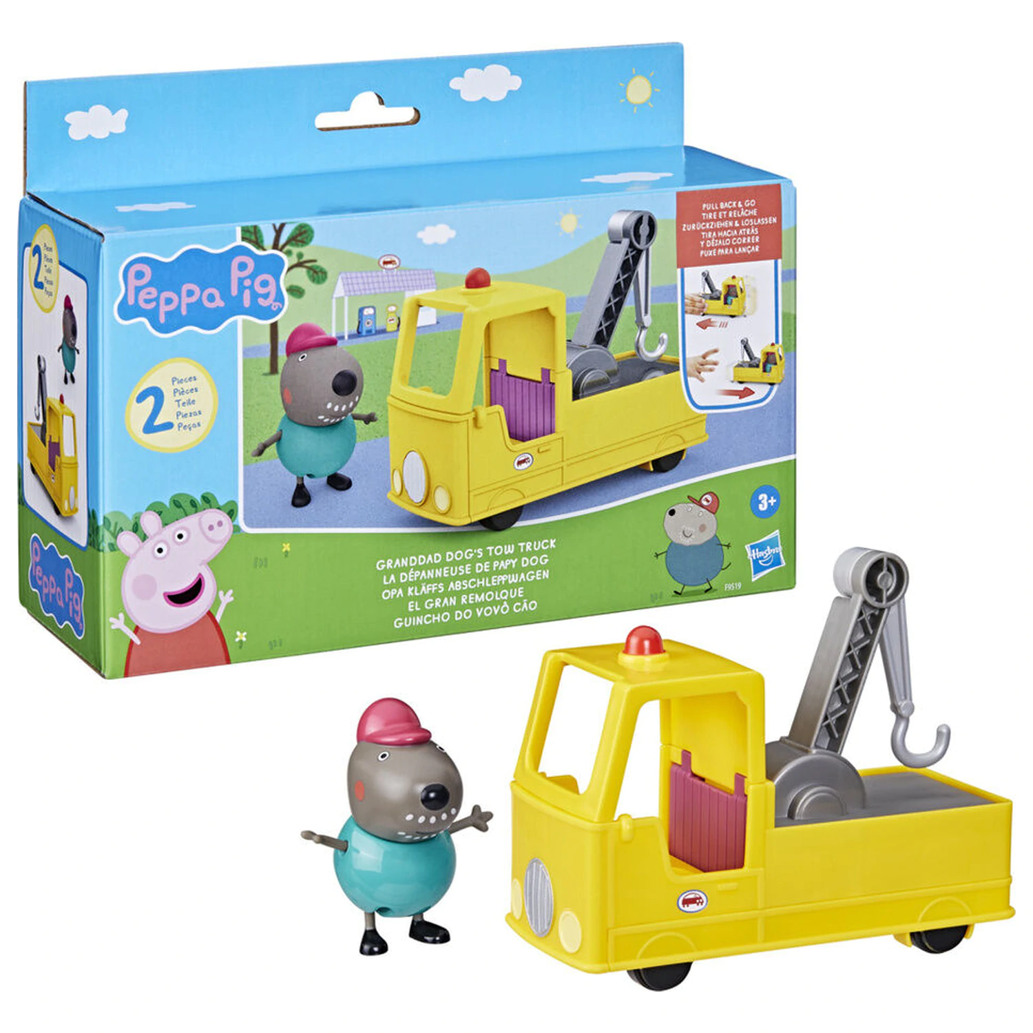 Peppa Pig Granddad Dogs Tow Truck set de joaca poza produsului