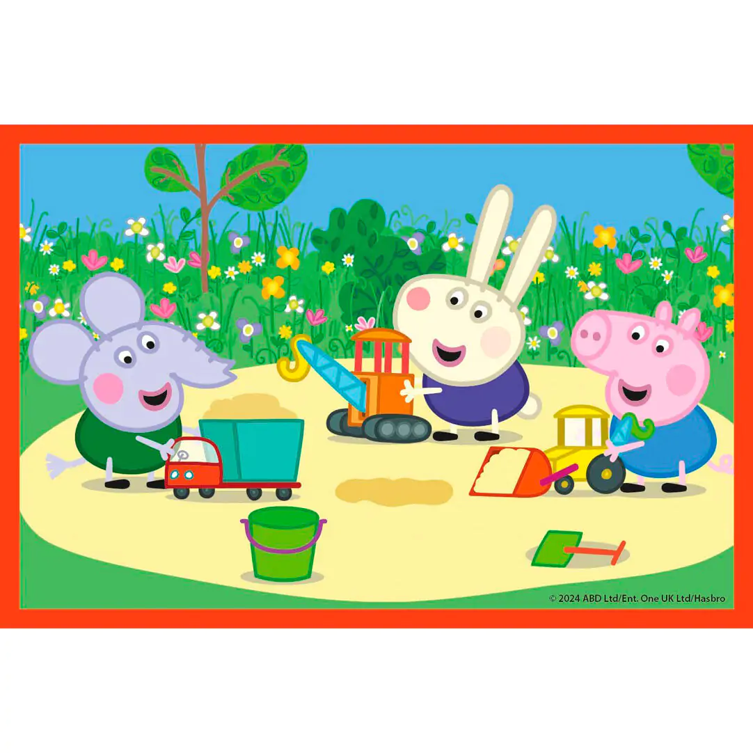 Peppa Pig puzzle cub 6 piese poza produsului