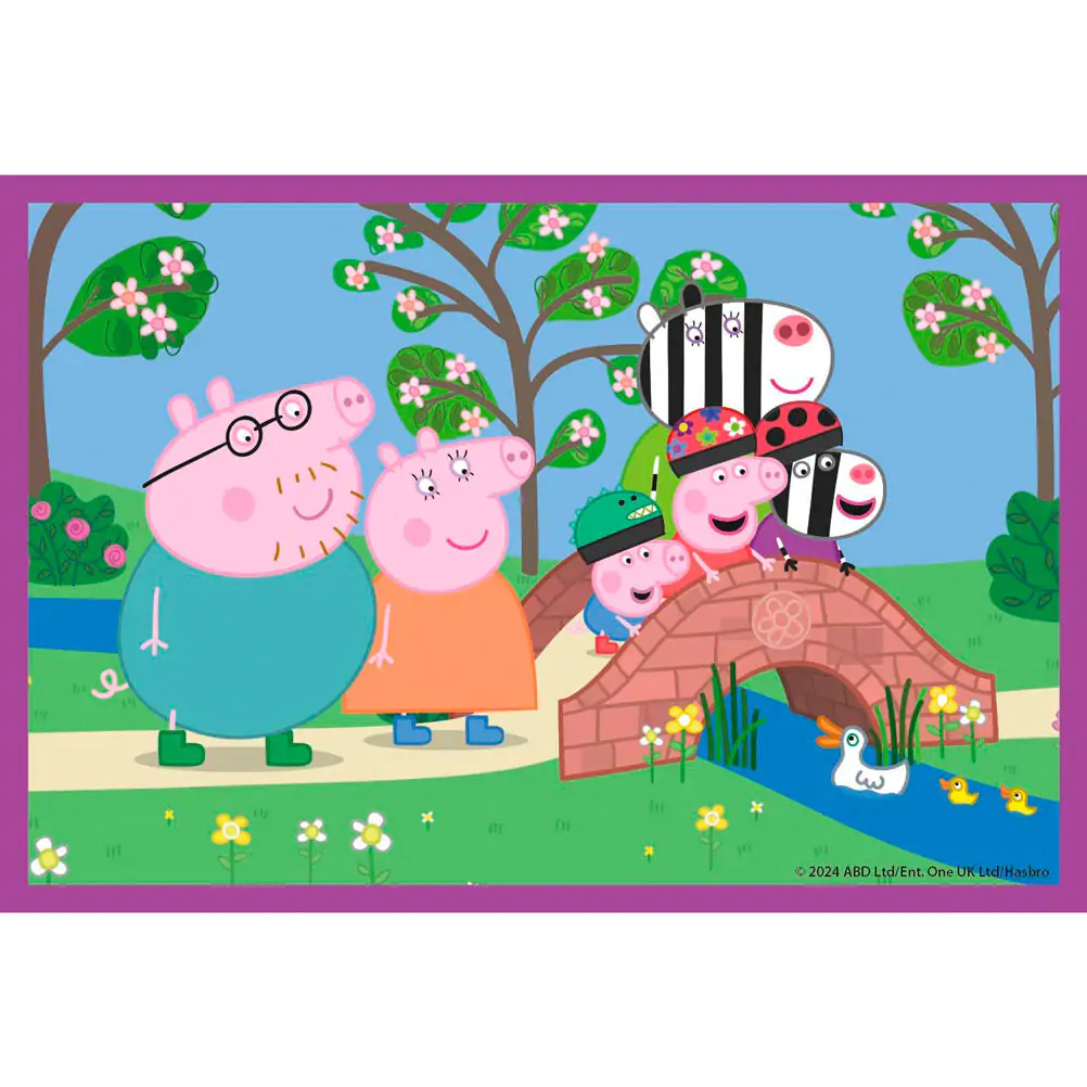 Peppa Pig puzzle cub 6 piese poza produsului