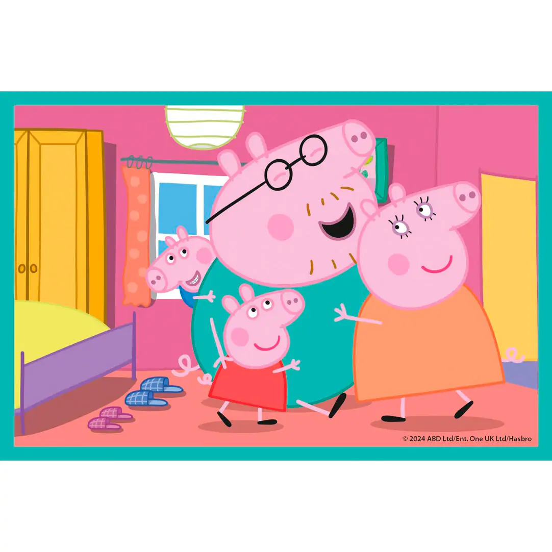 Peppa Pig puzzle cub 6 piese poza produsului