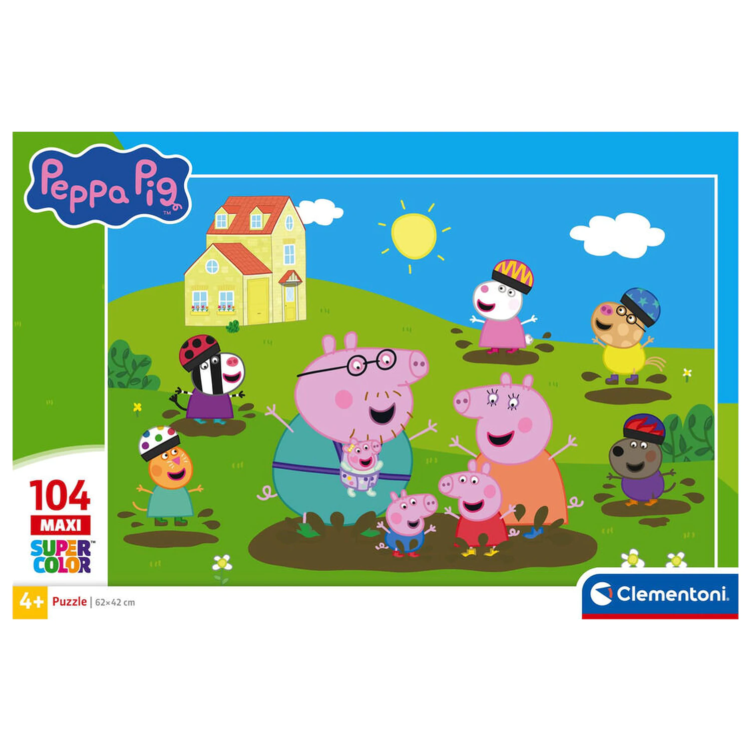 Peppa Pig maxi puzzle 104 piese poza produsului