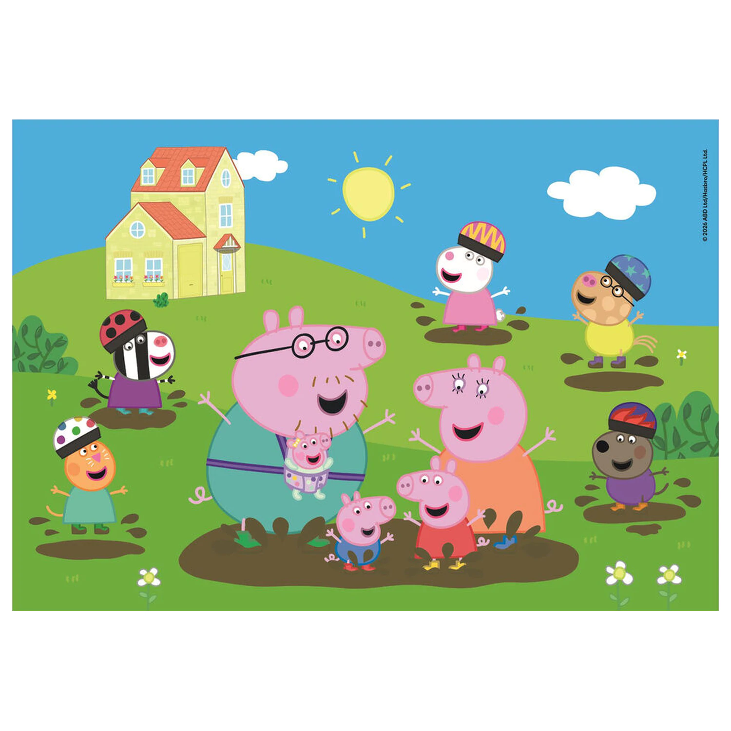 Peppa Pig maxi puzzle 104 piese poza produsului