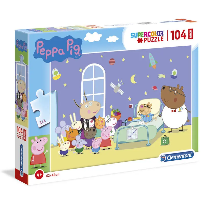 Peppa Pig Maxi puzzle 104 piese poza produsului