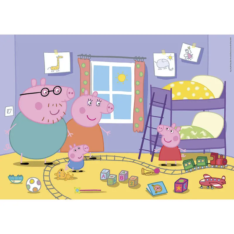 Peppa Pig Maxi puzzle 60 piese poza produsului