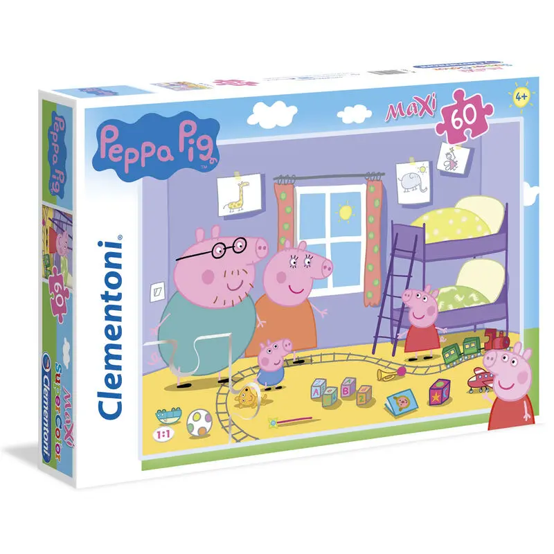 Peppa Pig Maxi puzzle 60 piese poza produsului