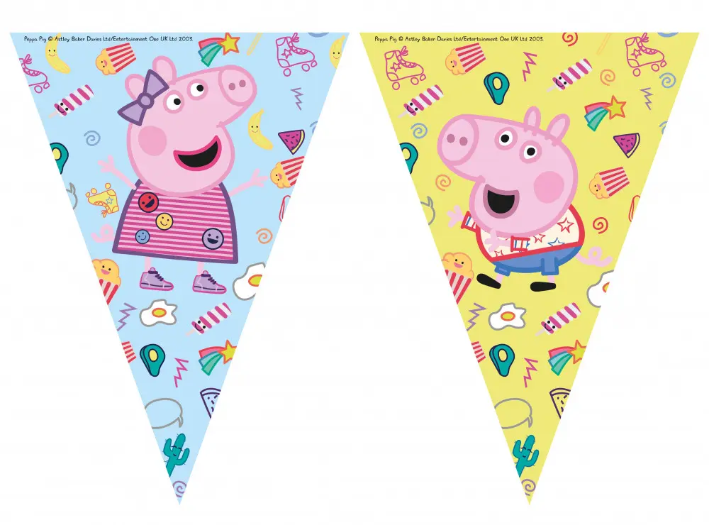 Peppa Pig Messy Play, ghirlanda Peppa Pig 2,3 m poza produsului