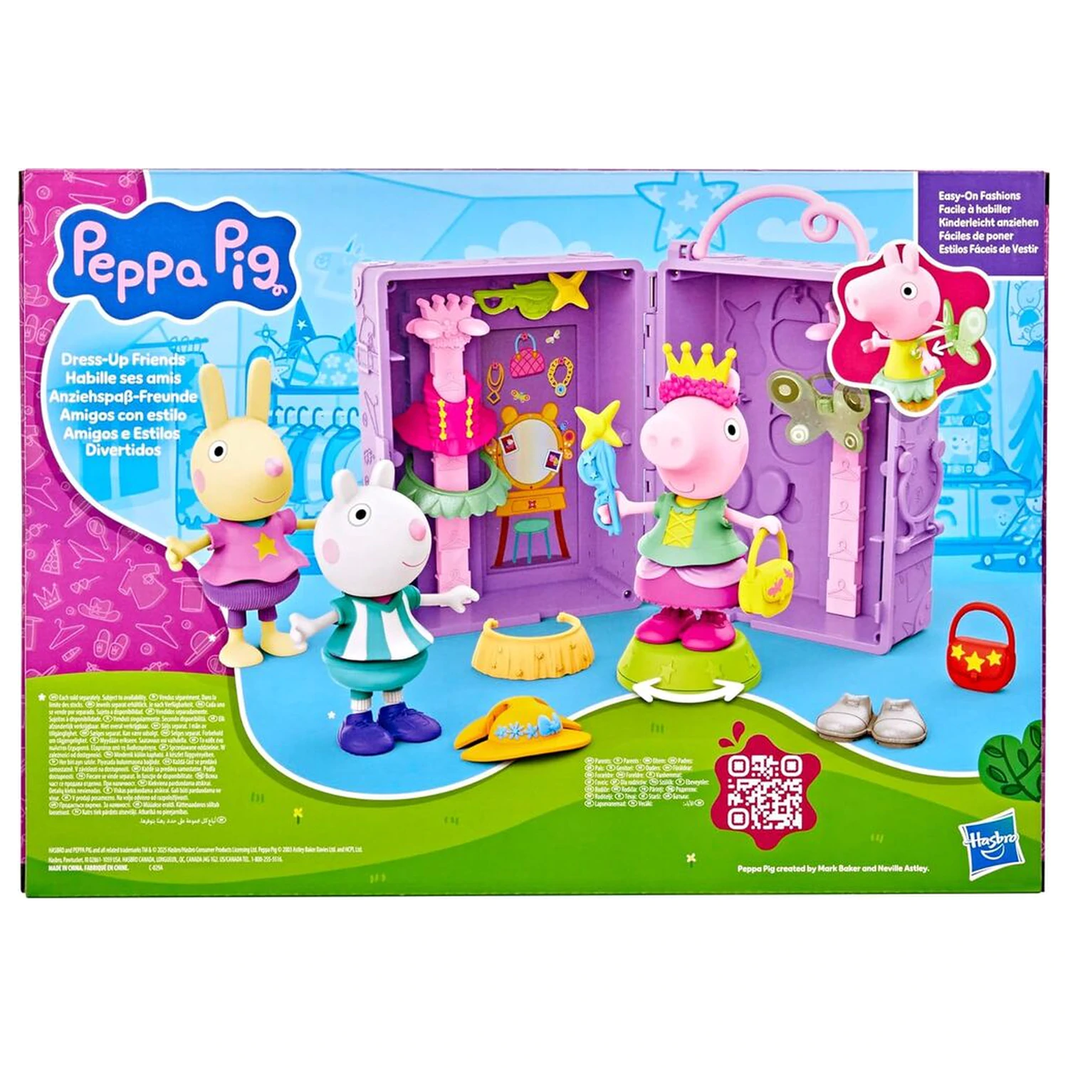 Peppa Pig Peppa's Dress-Up garderoba + figura 15cm poza produsului