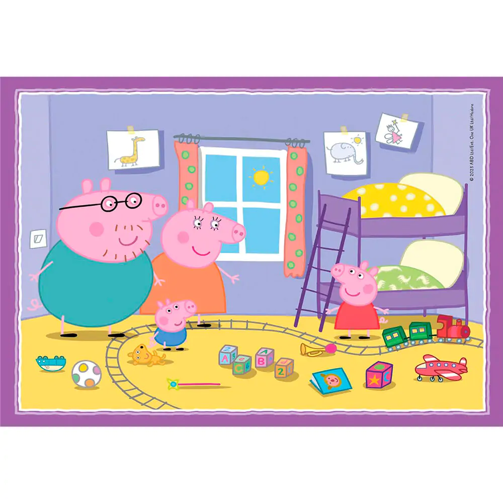 Puzzle Peppa Pig 12-16-20-24 piese poza produsului