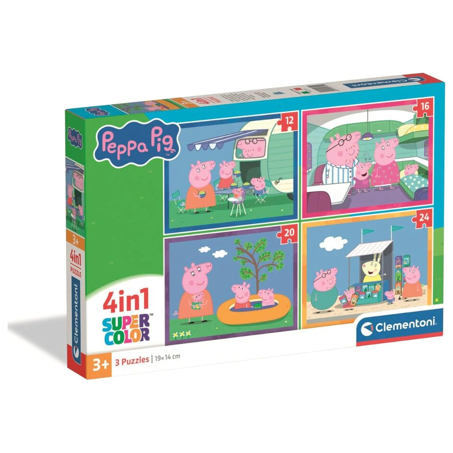 Peppa Pig puzzle 12-16-20-24 piese poza produsului