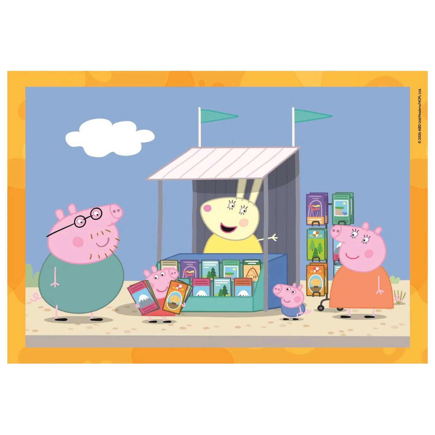 Peppa Pig puzzle 12-16-20-24 piese poza produsului