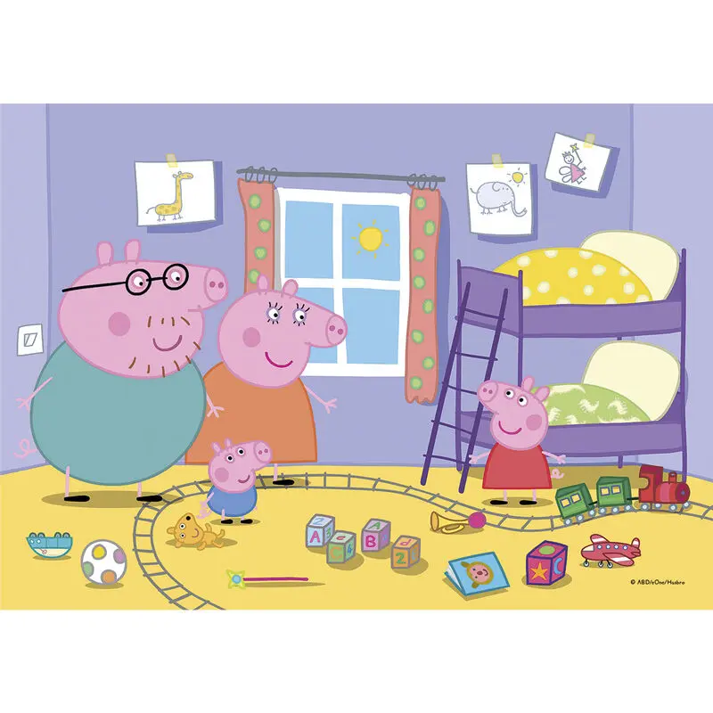 Peppa Pig puzzle 2x20 bucăți poza produsului