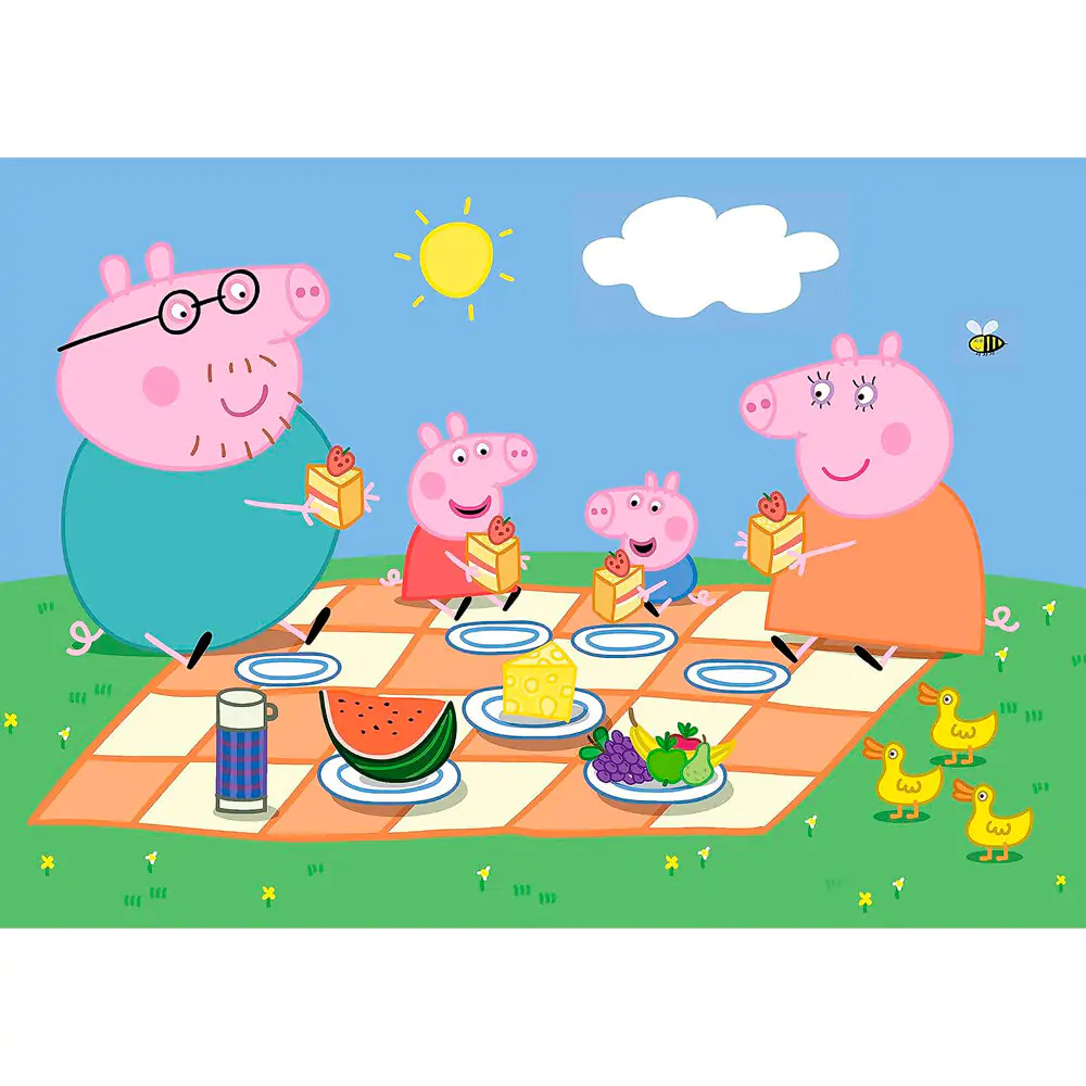 Peppa Pig puzzle 2x60 piese poza produsului