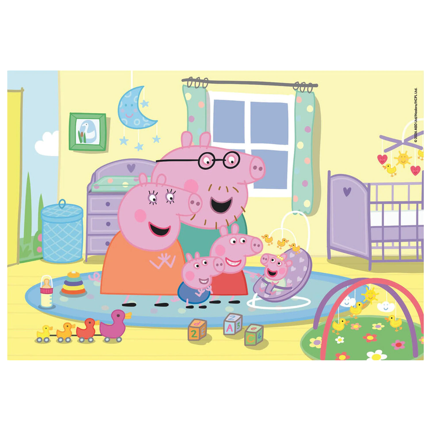 Peppa Pig puzzle 2X60 de piese poza produsului