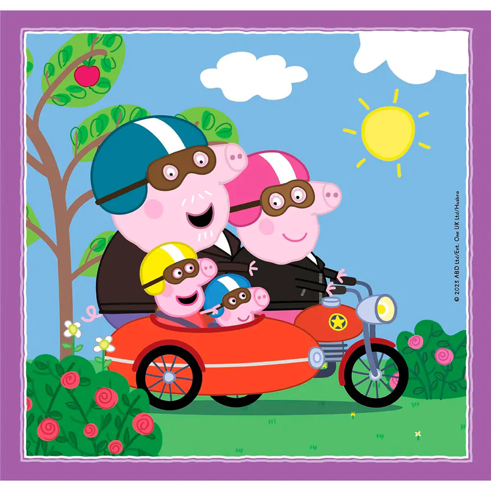 Peppa Pig puzzle 3 x 48 piese poza produsului