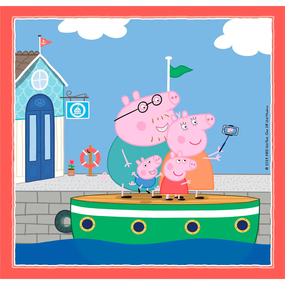 Peppa Pig puzzle 3 x 48 piese poza produsului