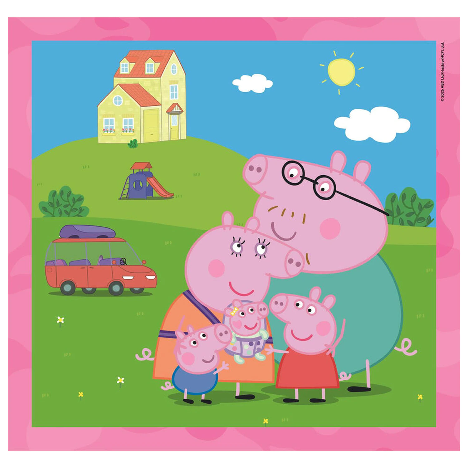Peppa Pig puzzle 3x48 piese poza produsului