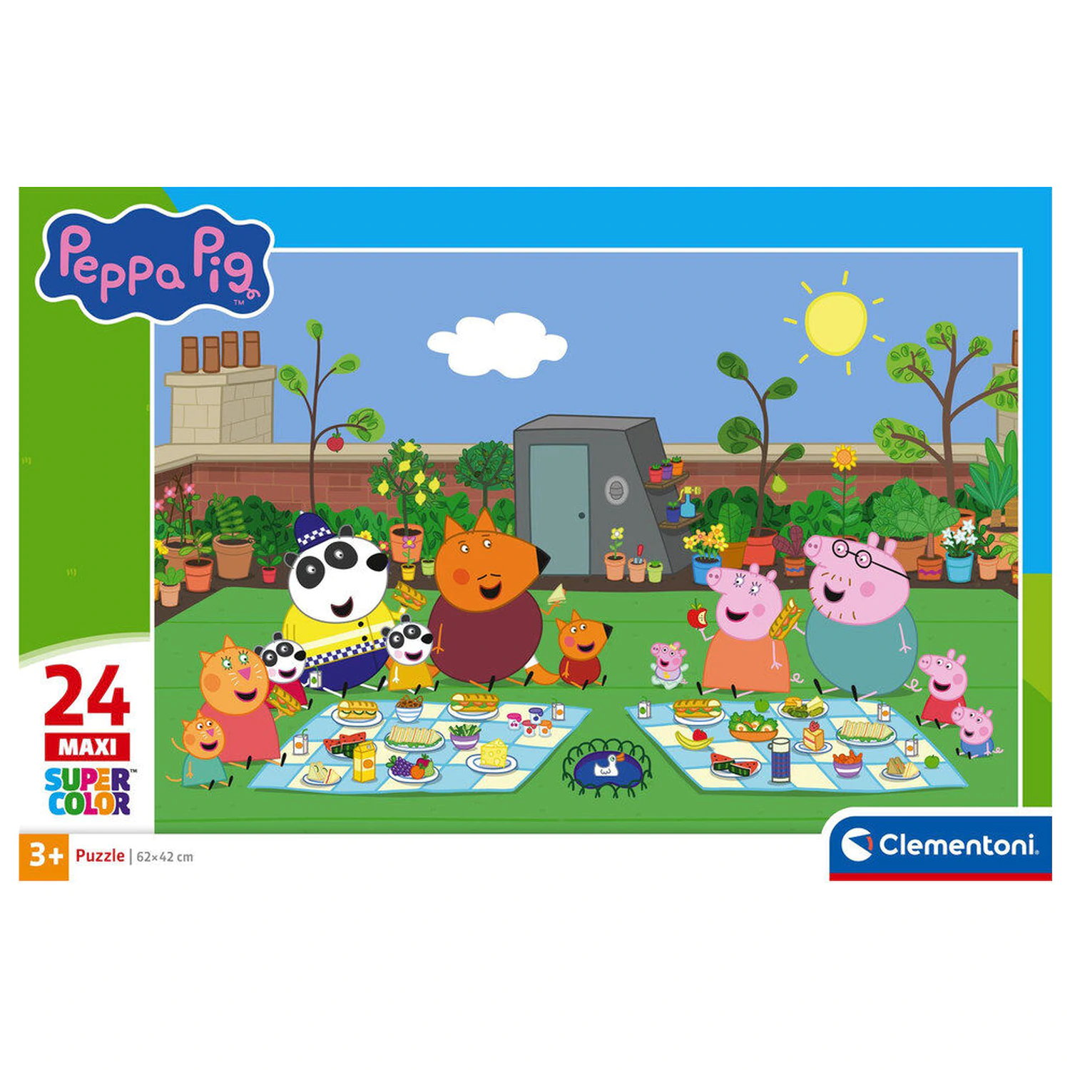 Peppa Pig puzzle maxi 24 piese poza produsului