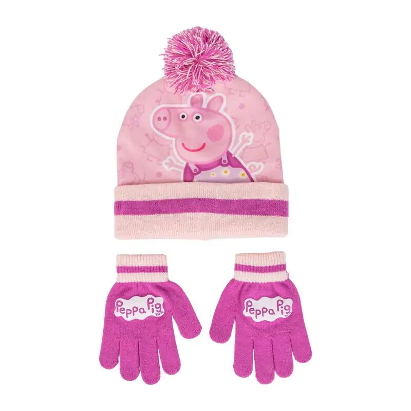Peppa Pig set caciula si manusi poza produsului