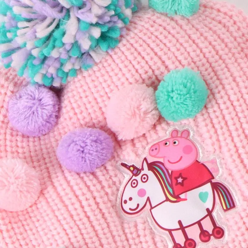 Peppa Pig set de iarna snood caciula manusi poza produsului