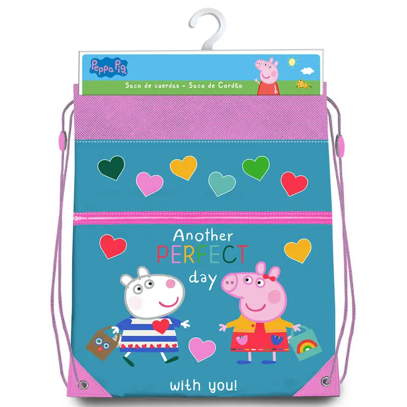 Geanta de gimnastica Peppa Pig 41cm poza produsului