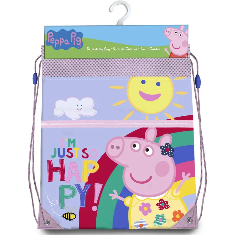 Geanta de gimnastica Peppa Pig 41cm poza produsului