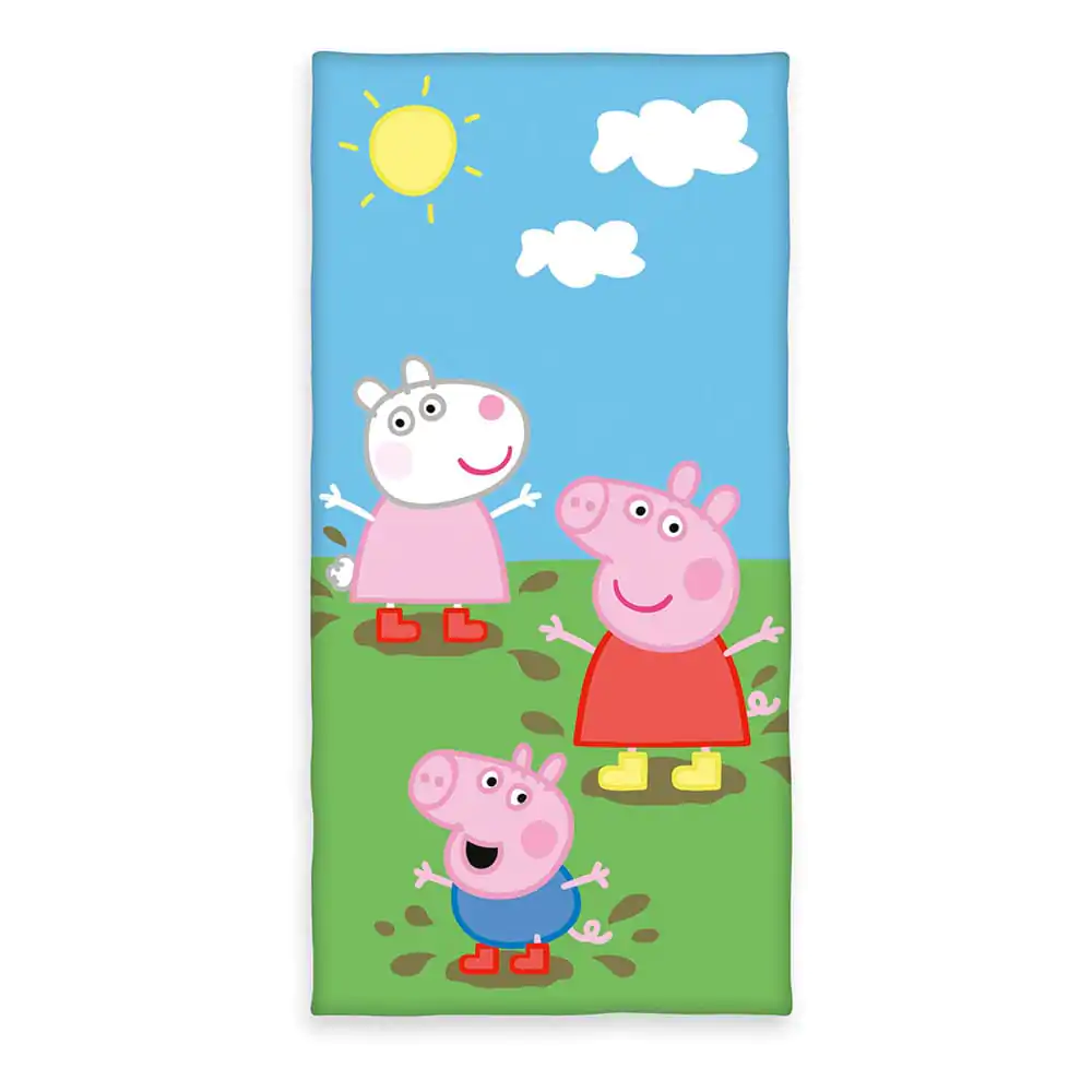 Prosop Velour Peppa Pig 75 x 150 cm poza produsului